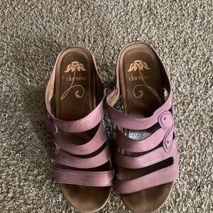 Dansko Purple Sandals Comfort Style